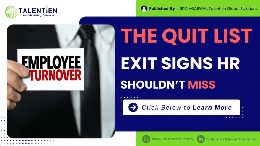 The Top Reasons Employees Leave (How HR Can Intervene Early)